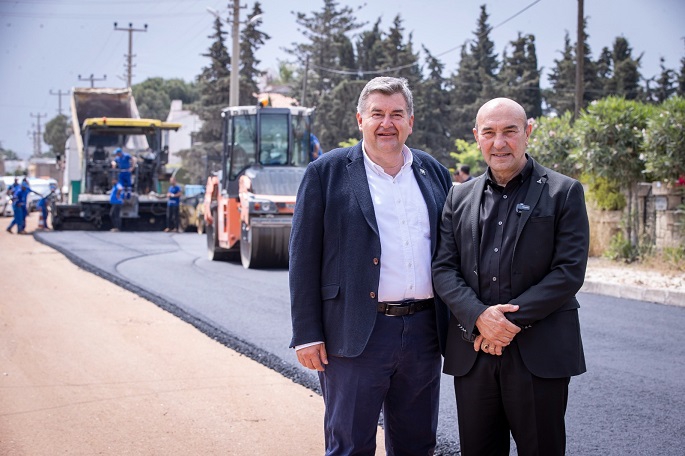 Başkan Soyer, Çeşme'deki yatırımları inceledi