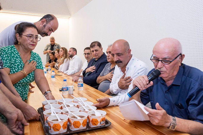 Başkan Tugay Balçova Cemevi’nde aşure lokmasına ortak oldu