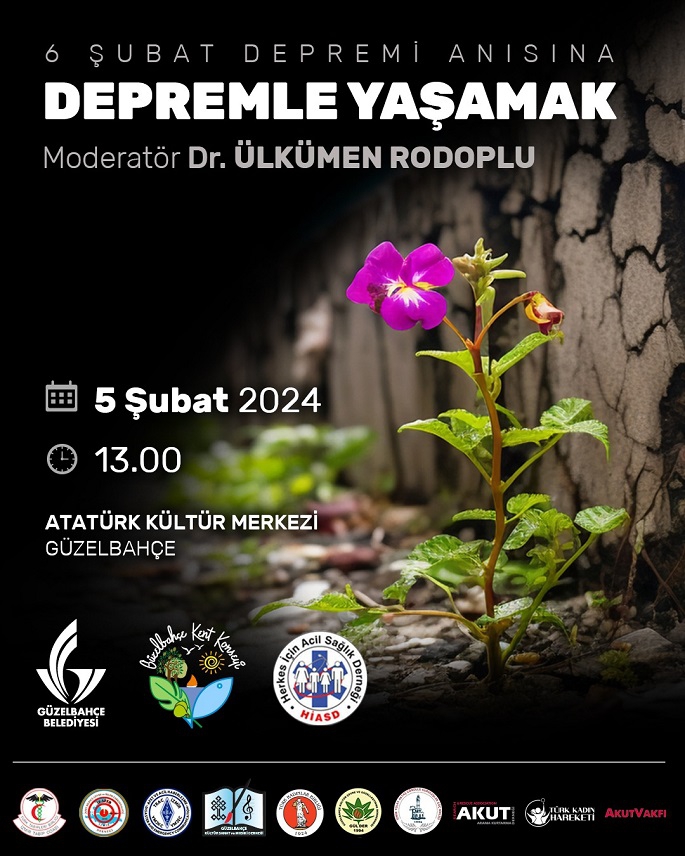 Güzelbahçe'de 6 Şubat Depremine özel anma 