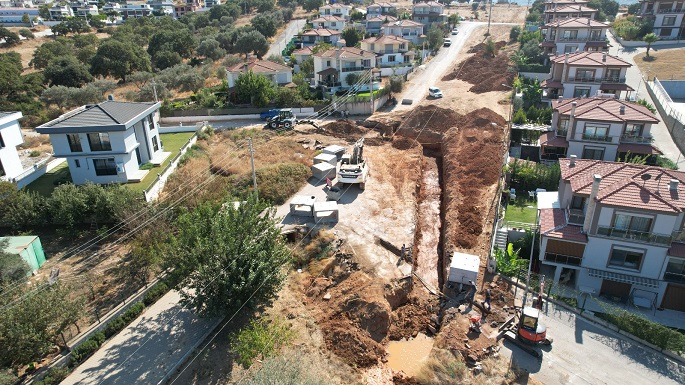 Güzelbahçe Kahramandere’de sel önlemi çalışması tamam