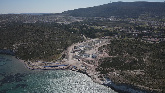 İzmir’in 70’inci atık su arıtma tesisi Karaburun'da