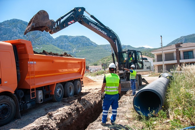 İZSU'dan Karaburun Saip'te Taşkınlara Son Verecek Proje