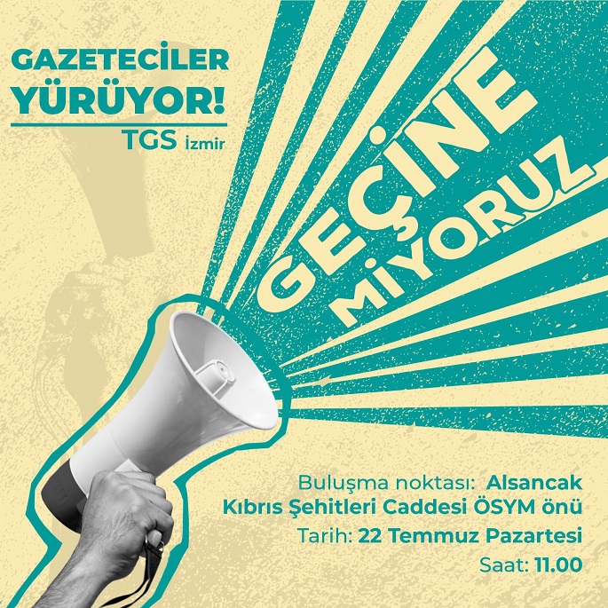 TGS İzmir'in Geçinemiyoruz Eylemi Çağrısı 