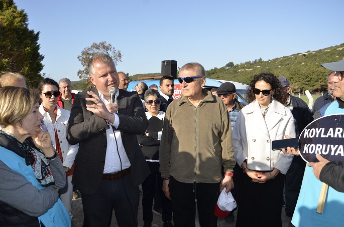 Urla Çevre Gönüllülerinden Jeotermal Eylemi 