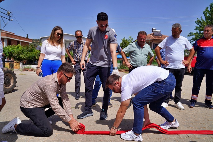 Urla’da Ateş Savaşçılarına Muhtar Desteği