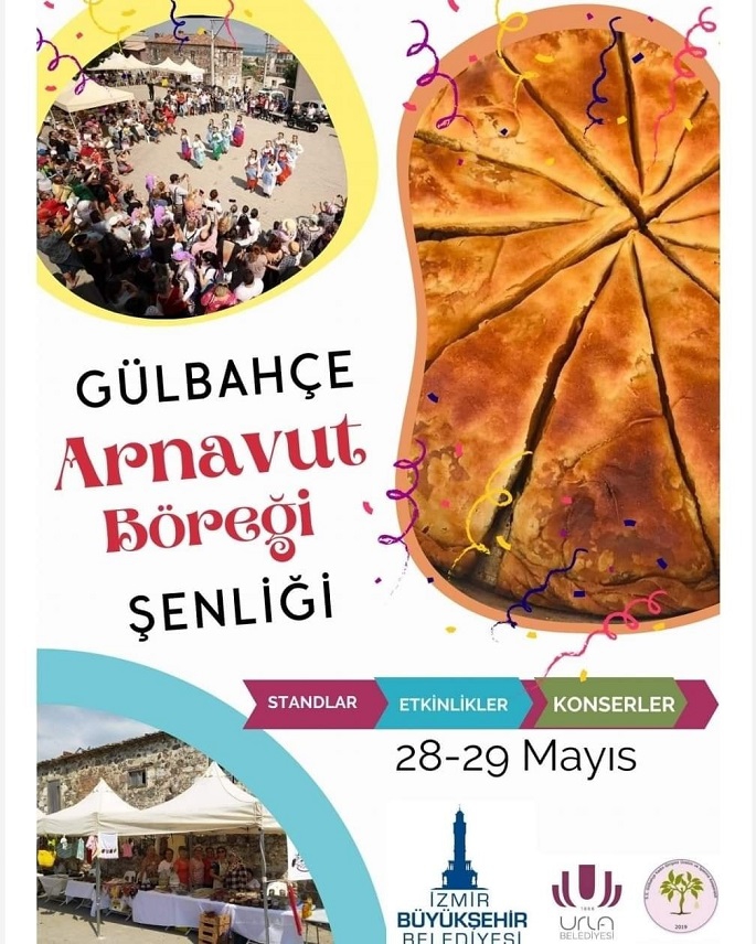 Urla Gülbahçe'de Arnavut Böreği Festivali